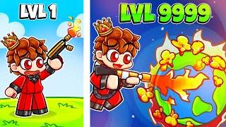 LEVEL 1 vs LEVEL 999 FLAMMENWERFER  in Roblox!