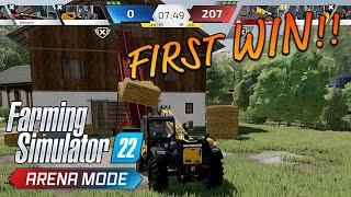 FIRST WIN IN THE FS22 ARENA! | GRAINMAN EXPLAINS! | FARMING SIMULATOR 22 ARENA MODE!