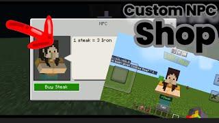 How To Make Custom NPC Shop | Minecraft