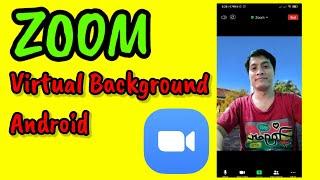 Tutorial cara mengganti background zoom di HP android