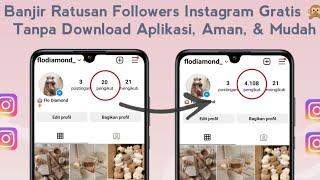 [no login] Cara Mudah Mendapat Ribuan Followers Instagram Tiktok Gratis Tanpa Akun Tumbal‼️