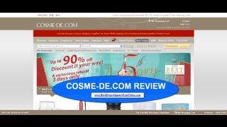 Cosme-de.com Review - wholesaler of cosmetic and beauty products