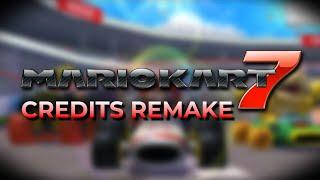 REMAKING THE MARIO KART 7 CREDITS IN MARIO KART 8!!!!