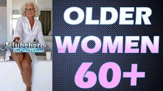 Natural Older Women Over 60 Mature 60+ | Short Dresses, Tights, High Heels