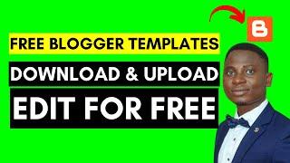 Free Blogger Templates || How To Download and Upload Free Blogger Template || Finance Template