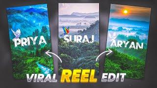 Trending Viral Name Art Video Editing In Capcut | Video Editing | How To Edit Name Art Photo