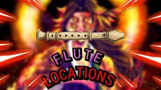 Flute locations + moon breathing Requirements (DSBA) demon slayer burning ashes