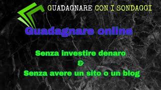 Guadagnare online senza investire denaro e senza avere un sito o un blog.