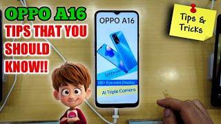 Oppo A16 Tips & Tricks / Cool Features / Pwedetech