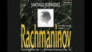 С.В. Рахманинов, Соната для фортепиано №1, ре-минор – Сантьяго Родригес, 1993