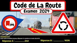  Test gratuit du code de la route 2024 