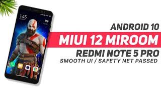 MIUI 12 MiRoom 20.7.9 For Redmi Note 5 Pro | Android 10 | Smooth UI | Safety Net Passed