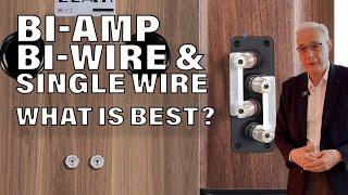 Bi-amp, bi-wire or single wire? What is the difference and what is best? with Peter Comaeu