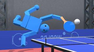 AI Plays Table Tennis