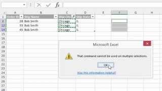 How To Paste to Visible Cells in Excel