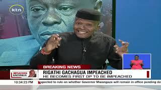 The president tried to defend DP Gachagua from Impeachment by the MPs from his region: Daniel Ngunji