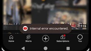 YouTube Newer Channel Can't Subscribe - internal error encountered