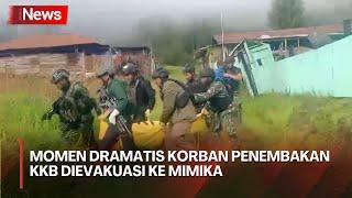 Detik-Detik Menegangkan Pasukan TNI-Polri Evakuasi Korban Penembakan KKB Alexander Parapak ke Timika