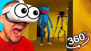 NE JAMAIS ENTRER DANS LES BACKROOMS EN 360 VR ! Huggy Wuggy m'attaque dans la Vraie Vie Horreur !