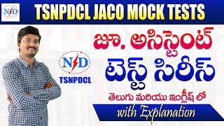 TSNPDCL Junior Assistant-cum-Computer Operator Online Mock Tests with Explanation