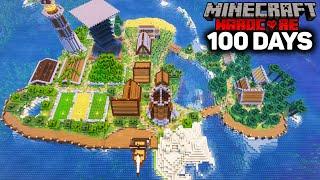 I Survived 100 DAYS on an ISLAND in Minecraft Hardcore