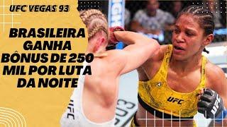 Gabriella Fernandes e vence Carli Judice e fatura bônus de luta da noite no UFC Vegas 93