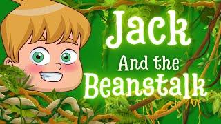 Jack and the Beanstalk story dark screen with rain and fireplace for sleep.