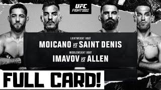 UFC Fight Night Moicano vs Saint Denis Predictions & Full Card Breakdown - UFC Paris Betting