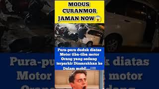 HATI-HATI MODUS CURANMOR JAMAN NOW‼️#shorts #short #shortsvideo #shortsfeed #pencurian #motorcycle