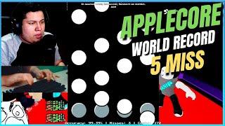 APPLECORE (Right Side) 5 MISS (TIED WORLD RECORD) Roblox FNF Funky Friday