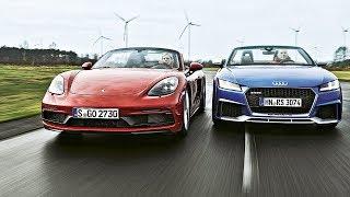 2018 Porsche 718 Boxster GTS vs 2018 Audi TT RS