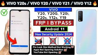 Vivo Y20/Y21/Y12/Y12s | All Vivo FRP Bypass | Vivo Y20 Frp bypass Android 11 New method 2024