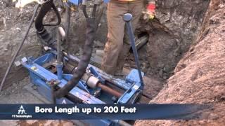 Grundopit® Horizontal Directional Drilling System: Pit Launched Mini-Directional Drill