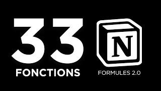 Les 33 fonctions indispensables pour apprendre les Formules 2.0 Notion