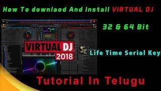 How to download and Install Virtual DJ PRO 8 FULL Version for Free! 2019 NEW Tutorial In/Telugu