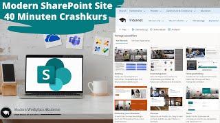 Modern SharePoint Crashkurs | Mit den neuen Vorlagen ist ein Intranet im nu gebaut