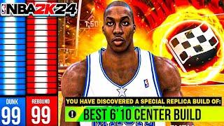 THE BEST 6'10 INSIDE CENTER BUILD on NBA 2K24 -  GETS ALL CONTACT DUNKS, SPEEDBOOSTS + MORE