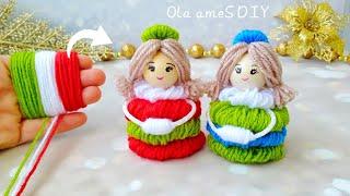 It's so Beautiful  Super Easy Cute Doll Making Idea with Yarn - You will Love It - DIY Easy Crafts