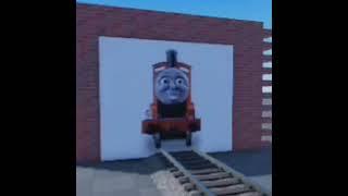 Thomas crashes into wall