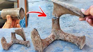 How to Repair a Cobbler's Special Anvil Tool Broken in The Middle