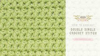 How To: The Double Single Crochet (Mini Puffs) | Easy Tutorial by Hopeful Honey