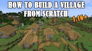 How To Start A Village - Minecraft 1.16+ Survival Guide