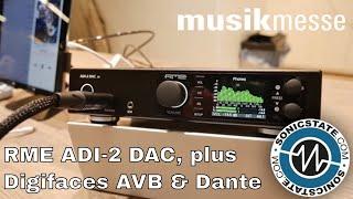 MESSE 2018: RME Shows ADI-2 DAC plus Digifaces: AVB & Dante
