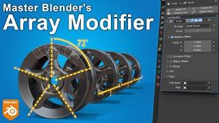 How to use the array modifier in Blender