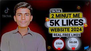 how to get free tiktok likes website (2024) | how to get free tiktok likes real in 1 minute |
