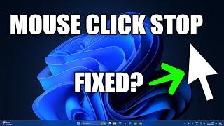 How To Fix Mouse Click Randomly Stop Working in windows 11