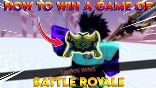 [GPO] HOW TO WIN A GAME OF BATTLE ROYALE IN UPDATE 9.5