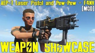 Fallout 4: AEP-7 Laser Pistol and Pew-Pew - F4NV - Weapon Mod Showcase