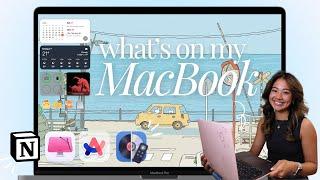 2024 AESTHETIC & PRODUCTIVE MacBook Setup | my fave widgets, customizations + settings 