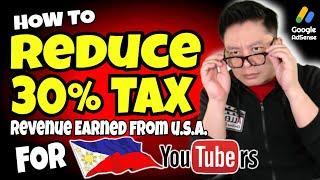 YOUTUBE TAX UPDATE 2021:  HOW TO SUBMIT TAX INFO IN GOOGLE ADSENSE & REDUCE 30% INCOME TAX